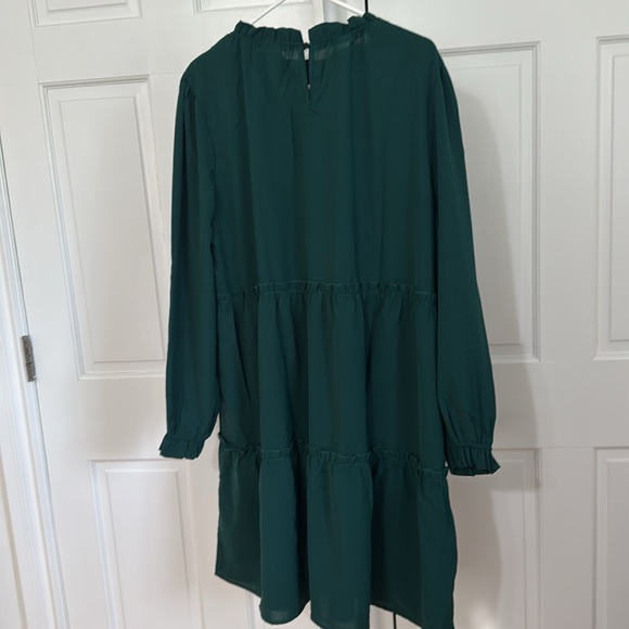 LuLaRoe Dark Green Dress - Picture 3 of 3
